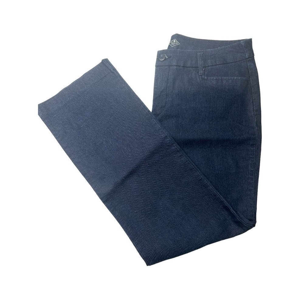 St Johns Bay straight leg dark‎ blue denim jeans, size 12